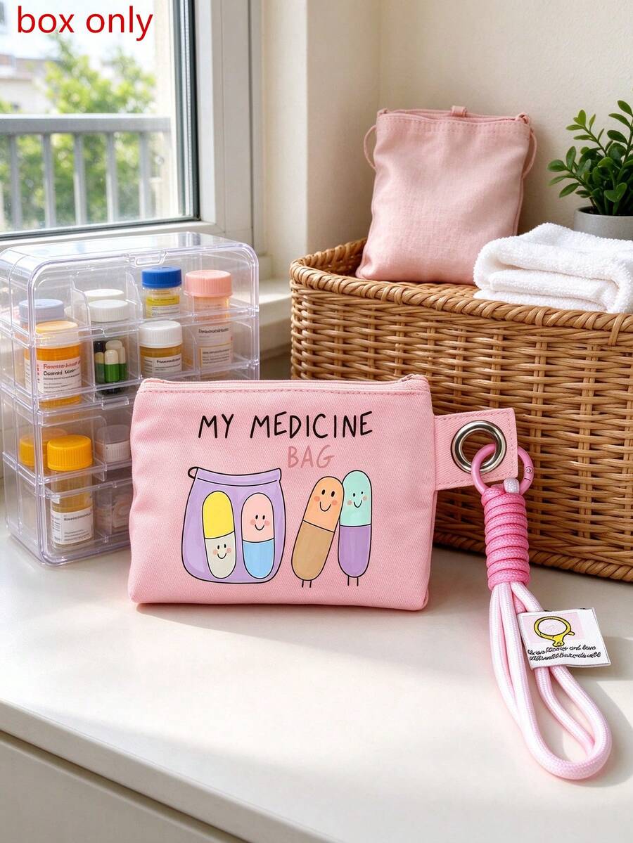 Tas Obat, Kantung Pil, Kantung Gantungan Kunci, Perlengkapan Sehari-hari, Desain Tali Pergelangan Tangan, Lampiran Ransel, Pengasuh, Hadiah Natal, Hadiah Perawat, Hadiah Ulang Tahun - MultiWarna - View 1