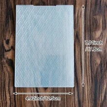 Text Circle Diamond Vine Embossing Folders, Vintage Background Pattern Paper Embossing Template For DIY Card Making Scrapbooking Album Craft Decor - WZ-1 - View 5
