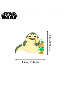 Monogram 1PC Officially Licensed 3D Foam Magnet With Mandalorian And Jabba Cute Fridge Magnet For Home Kitchen Decoration Great Collectible Gift For Fans - S - View 8