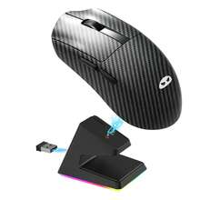 MageGee Scout Tri-Mode Wireless Gaming Mouse, 2.4G Bluetooth Type-C Wired Rechargeable Mouse, Adjustable DPI Up To 12000, Ergonomic Design Gaming Mouse, Suitable For PC Laptop Tablet Windows Gaming Office Gift - View 13