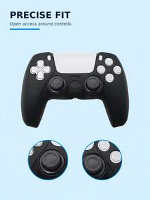 Compatible With PlayStation 5, Anti-Slip Groove Design Protective Case, Anti-Slip, Anti-Sweat, Anti-Dust, Scratch-Resistant, Better Grip, Enhanced Gaming Experience, Valentine's Day Confession/All-Season Romantic Gift - View 3