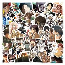 Hasbro 50 buah Stiker Kartun Anime Attack On Titan, Stiker Dekoratif Tahan Air untuk Perencana, Alat Tulis, Botol Minum, Laptop - MultiWarna - View 2