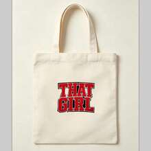 1pc American Letter "That Girl" Iron-On Embroidery Patch, Suitable For Jackets, Bags, Hats, Jeans, DIY Crafts - A - View 5