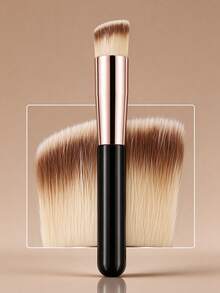 3Pcs Professional Face Makeup Brush Set, Soft Non-Shedding Bristles, Powder Brush, Concealer Brush & Foundation Brush, Ergonomic Handle Makeup Tools For Beginner - Multicolor - View 6