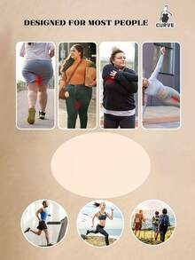 1 Set Thigh Anti-Chafing Patches And Protective Sleeve Combination - Invisible Seamless Adhesive, Suitable For Application Inside Clothing - Skin-Friendly Anti-Abrasion, Applicable For Thigh Chafing And Covering Patches - Thin style - View 6