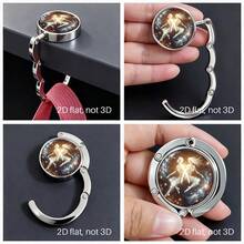 Multi-Purpose Foldable Handbag Hanger For Table, Portable Purse Hook With Christmas And Zodiac Sign Designs, Durable Metal Bag Holder For Desk, Restaurant, Cafe And Travel, Perfect Christmas Gift For Women, Great Stocking Stuffer For Her - Multicolor - View 31