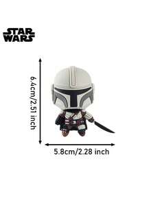 Monogram 1PC Officially Licensed 3D Foam Magnet With Mandalorian And Jabba Cute Fridge Magnet For Home Kitchen Decoration Great Collectible Gift For Fans - S - View 3