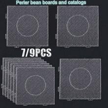 7/9pcs 2.6MM Large Transparent/White Fuse Beads Board - DIY Craft Supplies - Plastic Material - Perfect For Jewelry Making And Handmade Projects - Heat-resistant Transparent Melting Bead Plate - View 12