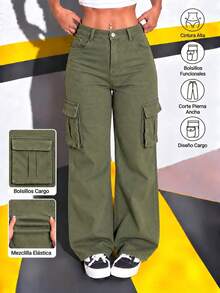Women Jeans - Army Green - View 1