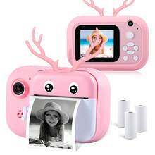 Dam Ciervo Digital Camera 40mpx And 2.5K Video For Kids. Instant Print Of Your Favorite Photos. Double Camera, For Selfies. - View 1