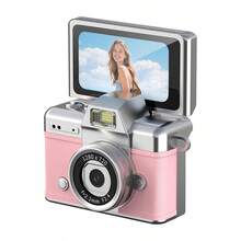 Vintage Thumb Flip Screen Mini Camera, Portable High Definition CCD Digital Camera For Students, Neck-Hanging Photo And Video Recording - View 15
