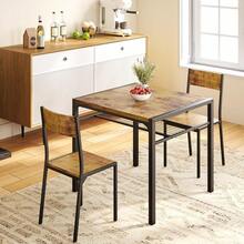 Folding Tables & Chairs - Brown - View 1