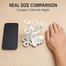 2 PCS Creative Octopus Toothbrush Holder & Pen Cup, Multi-Slot Tentacle Storage Organizer For Toothbrushes, Pens, Makeup Brushes, Decor For Bathroom Countertop, Office & Study Desk - Octopus Toothbrush Holder - View 8