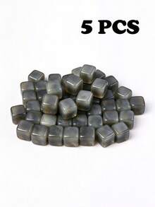 1/5/10 Pcs Natural Polished Tumbled Stone Cubes Bulk Crystal Gemstone Squares For Home Decor Vase Filler DIY Crafts - Multicolor - View 28