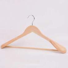 Wide Shoulder Wooden Hanger With 360° Rotating Metal Hook, Suitable For Organizing And Storing Suits, Shirts, Dresses, Coats, Creating A Comfortable, Tidy And Cozy Home Atmosphere, Ideal For Autumn/Winter Storage - Multicolor - View 14
