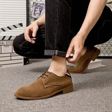 Soft Sole Soft Leather Driving Loafers INS Fashion Casual Slip-On Breathable Driving & Travel Shoes For Men - Coffee Brown - View 2