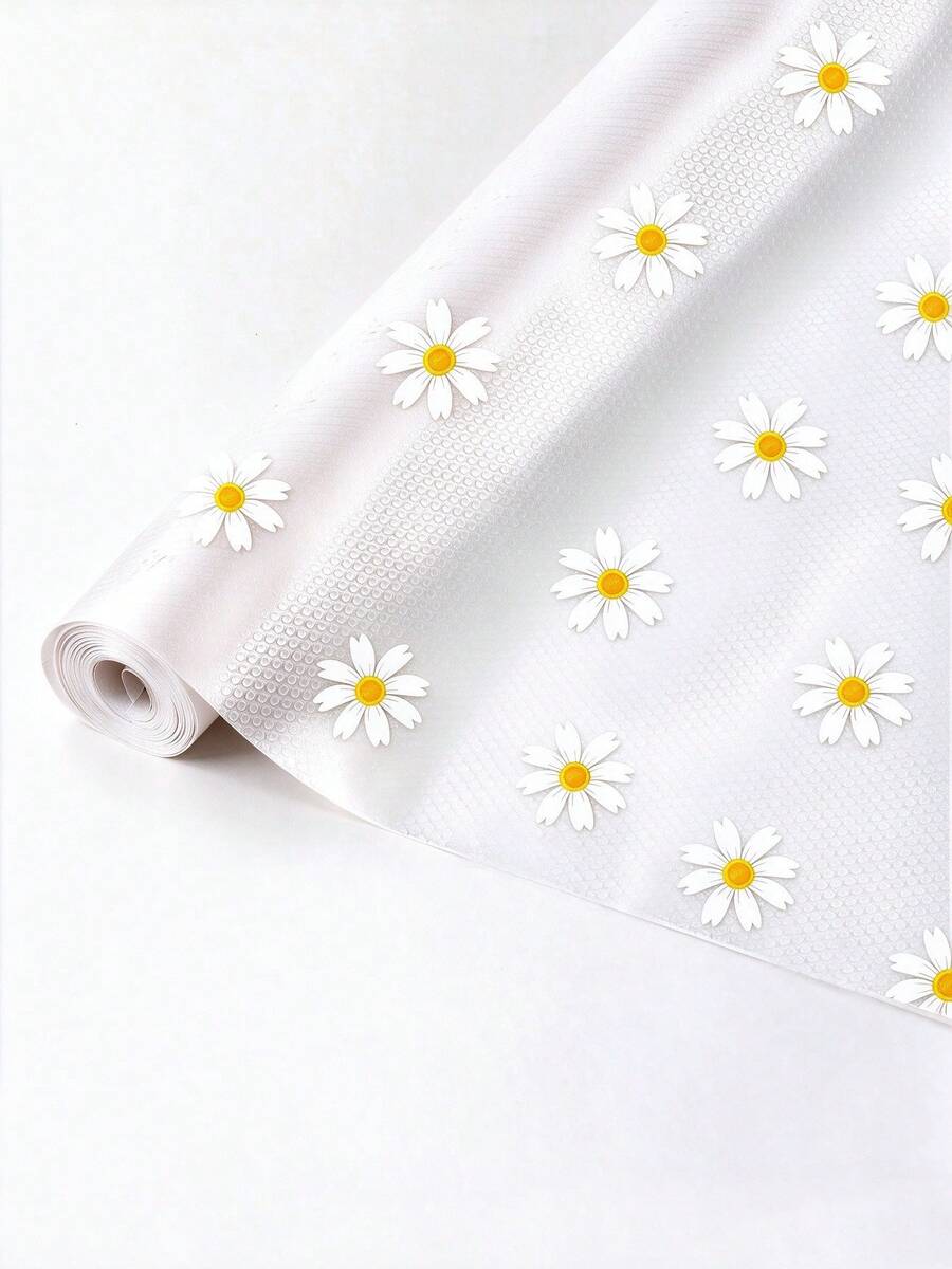 1 Roll Universal EVA Plastic Mat, Cleanable Multi-Function Cabinet Liner, Width 35/40/55cm, Suitable For Cabinets, Refrigerators, Table Tops And Cabinet Surfaces - Daisy - View 1