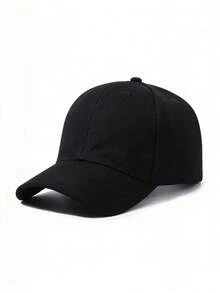 1pc Unisex Baseball Cap Trucker Hat Funny Solid Color Minimalist Casual Adjustable Baseball Cap, Suitable For Daily Wear And Outfit - Navy Blue - View 3