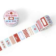 1 buah Pita Washi Potong Mati Seri Gerakan Teh Sore, Label Kreatif untuk Perencana, Scrapbooking, Dekorasi, Kolase - Beraneka warna - View 13