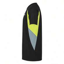 LI‑NING Men's Reflective Quick‑Dry Cool Running Short‑Sleeve T‑Shirt Fitness Sports Tee ATSW479 - Black - View 5