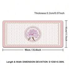 Extra Large Leather Mouse Pad, Vintage Peony Print Desk Mat, Non Slip, Waterproof, Stain Resistant, Wear-Resistant Desktop Protection Pad, Student Computer Table PU Mat, Office Desk Pad For Office Gaming Laptop Keyboard Decor - View 16