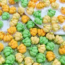 10pcs Cute Raw & Ripe Banana Resin Pendants, Banana Resin Charms, DIY Earrings Bag Pendant Parts - Random Color - Banana Pendant Mix - View 4