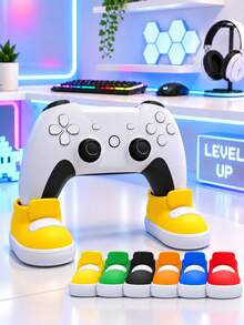 3D Printed Game Controller Stand Set Most Game Controllers Non Slip Gaming Desk Organizer Suitable For Such As Living Rooms Study Rooms And Game Rooms For Shoe Shaped Desk Gaming Controller Stand Compatible With Xbox Switch For Gamers Birthday Gift - Multicolor - View 2