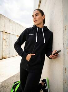 Nike جاكيتات رياضية نسائية دافئة ومتينة ومتعددة الاستخدامات للأنشطة الخارجية والتدريب اليومي IB1230-010-010 - الأسود - مشاهدة 5