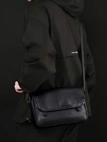 1pc Minimalist Shoulder Bag Men's Crossbody Large Backpack - Korean Style Crossbody Bag Men's - Casual Large Capacity Messenger Bag - Multicolor - View 7