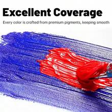 12/18/24/36 Colors Of Acrylic Painting Pigments + Palette, Suitable For Painting Pigment Sets And Tool Supplies. - Transparent - View 6