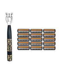 31Pcs,Razor Blade,Razors For Men,Tools For Men,Value Pack,Face Grooming - A - View 9