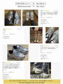 Alan Vincent [City Sports Shoes Series] 女款灰色新款厚底運動鞋，舒適時尚跑步鞋，增高休閒運動鞋，女款戶外鞋，透氣網布 - 灰色 - 查看 5