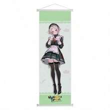 1pc Fantasy Character Wall Scroll, Vertical Hanging Art Poster With Detailed Illustration, Lightweight Decorative Wall Tapestry For Bedroom, Study, Gaming Room & Home Decor, Random Style - Multicolor - View 14