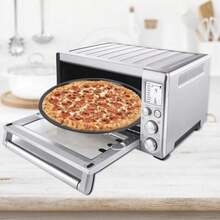 Bandeja Antiadherente para Pizza, Molde Redondo, Acero Inoxidable, Color Negro, Alta Conductividad Térmica, Liberación Rápida, Multiusos en Horno (5 Tamaños) - 23 cm - Ver 10