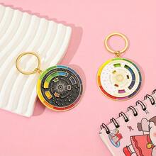 1pc/This Unique Item Can Rotate, Help You Match Colors, And Relieve The Burden Of Keychains And Bag Charms - A - View 3
