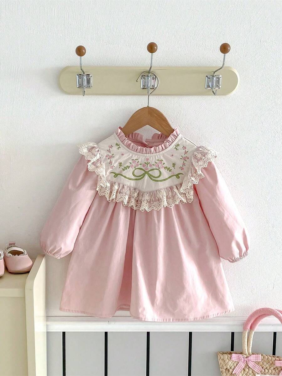 Tween Girls Extended Size Sweater Dresses - Rusty Rose - View 1