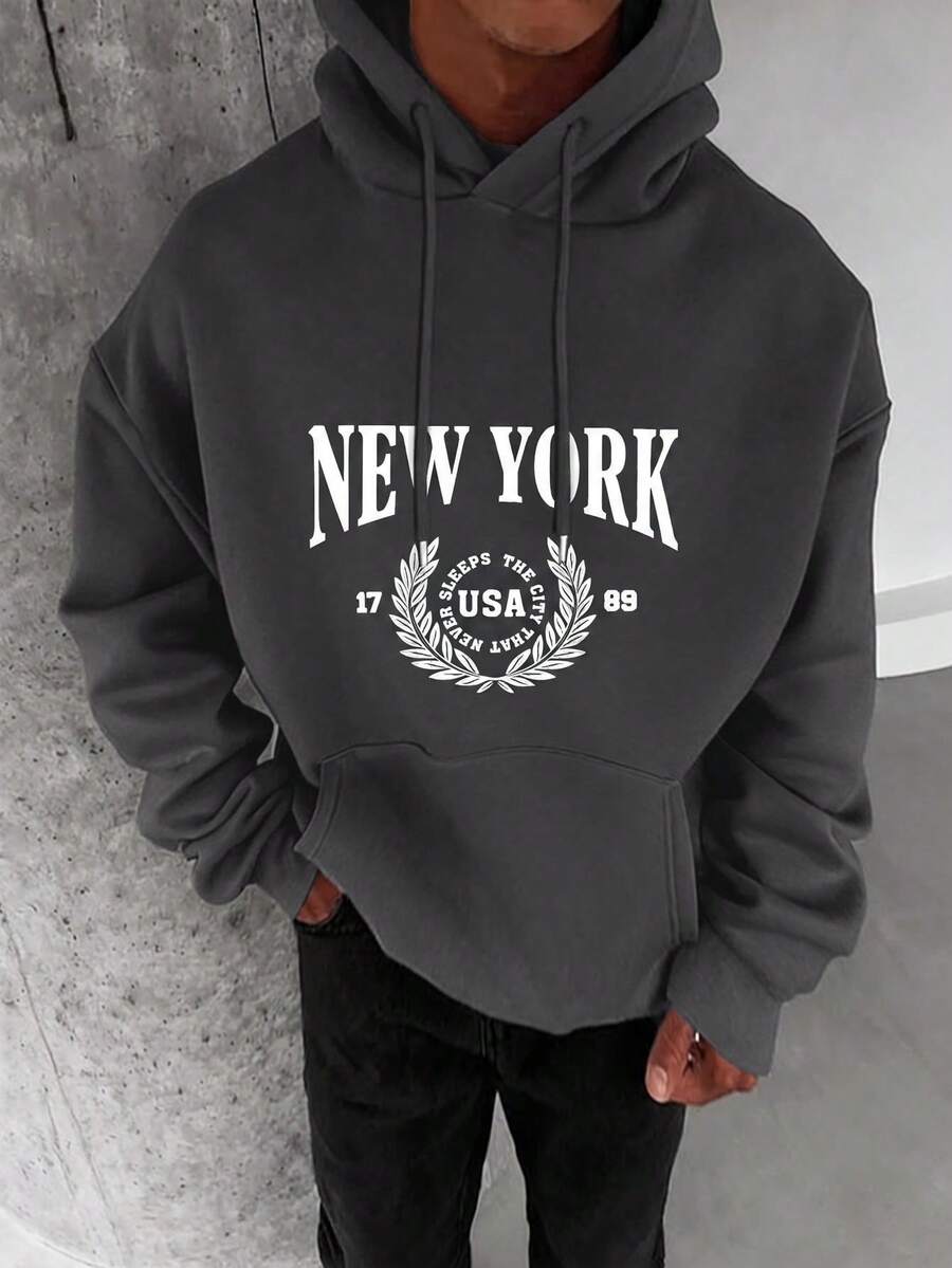 Men Hoodies - Dark Grey - View 1