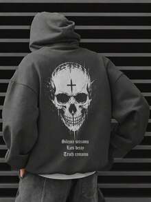 Men Hoodies - Dark Grey - View 2