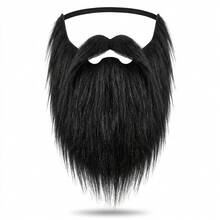 1PC Pirate Captain Costume For Party, Stage Performance, Role Play, Christmas, Large Beard, Suitable For COS, Halloween, Christmas Costume Wear - Multicolor - View 9