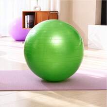 1pc Thickened Anti-Burst Yoga Ball, Pregnancy Exercise And Pilates Fitness Ball, Suitable For Prenatal Workout, Balance Training And Beginners - Multicolor - View 9
