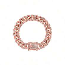 High Quality Geometric Cuban Link Necklace, Bling Hiphop Style Jewelry Gift - Chain Necklace - View 33