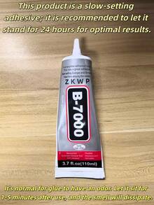 1pc Multi-Size B7000 Clear Glue, Waterproof Strong Adhesive, Jewelry Repair Glue, Hair Accessories Brooch Rhinestone Bonding, DIY Craft Tools, Phone Screen Repair Glue, General Purpose Household Adhesive - B-7000 - View 9