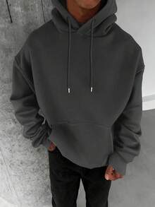 Men Hoodies - Dark Grey - View 3