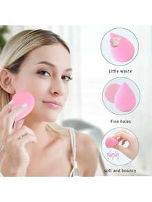 65pcs Professional Makeup Brush Set, Includes Storage Bag, Concealer Brush, Foundation Brush, Blush Brush, Eyeshadow Brush, Powder Brush And Other Multi-Purpose Makeup Tools, Travel Essential Makeup Brush Set, Exquisite Gift For Women And Girls - Pink - View 6