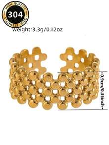 1pc Fashionable Ring For Women, Wedding Engagement Party Jewelry, Valentine's Day Gift - 1# - View 6