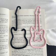 Pembatas Buku Klip Kertas Berbentuk Gitar Besar, Penanda Halaman Bertema Musik yang Lucu, Cocok untuk Buku, Perencana, dan Perlengkapan Kantor - Pembatas buku berbentuk gitar - View 4