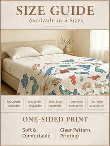 1pc Customized Name Blanket, Personalized Bed Blanket, Animal Personalized Blanket, Tropical Jungle, Can Print Name, Personalized Blanket, Cute Blanket, Comfortable Blanket, Home Gift, Birthday Gift, Christmas Gift, Personalized Gift, Gift For Son/Daughter, Gift For Friend - Style 1 - View 7