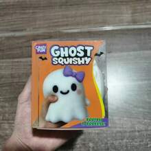 DOWMOO 1pc Crazy Fun Ghost Squeeze Toy, White & Purple Bow Set, Halloween, (Random Size & Packaging) - Multicolor - View 9