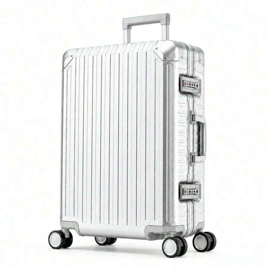 Travelhouse Tokyo Aluminum Suitcase Silver Aluminum Hard Shell | TSA Lock, Aluminum Frame - Silver - View 1
