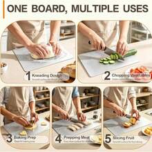 1pc Luxury 304 Stainless Steel Cutting Board, Durable And Mold-Resistant, Essential Kitchen Tool For Home Cooks And Cooking Enthusiasts, Suitable For Cutting Meat, Cheese, Bread, Vegetables And Fruits, Home Gift - Gold - View 11